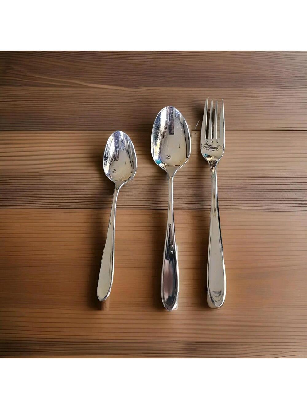 WMF EDINBURGH FESTIVAL Stainless 18/10 3pc Lot 1 Fork 2 Spoons